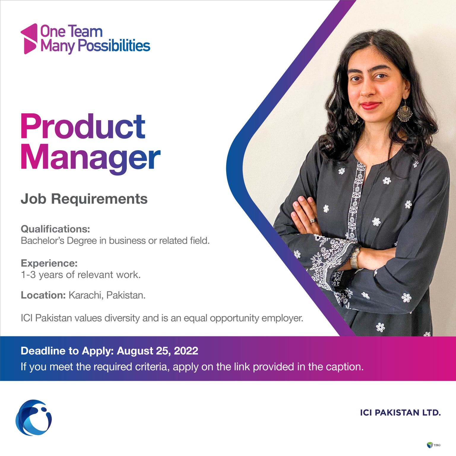 ICI Pakistan Limited Jobs For Product Manager