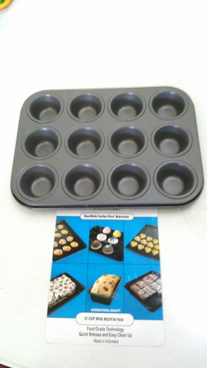 Jual Cetakan Kue 12 Cup Mini Muffin Barsaxx Speed Concept