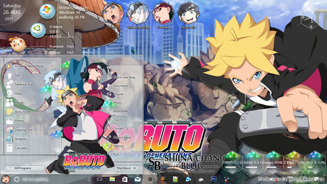 Boruto: Naruto Next Generations Theme Win 10 Ver. 1703 by Enji Riz Lazuardi