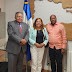 Embajador Juan Bolívar Díaz recibe visita de periodistas dominicanos 
