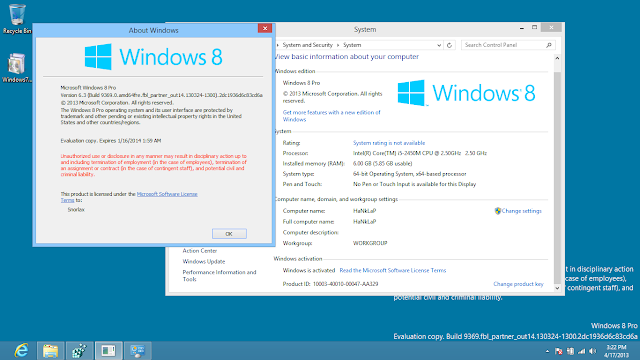 Windows 8 Blue x64bit free download Screenshots