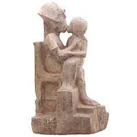 Akhenaten with his daughter