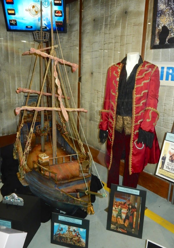 Hollywood Movie Costumes and Props: Christopher Walken's Captain Hook  costume and more from Peter Pan Live on display