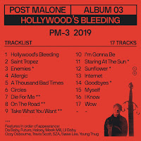 hollywood's bleeding copertina nuovo album di post malone