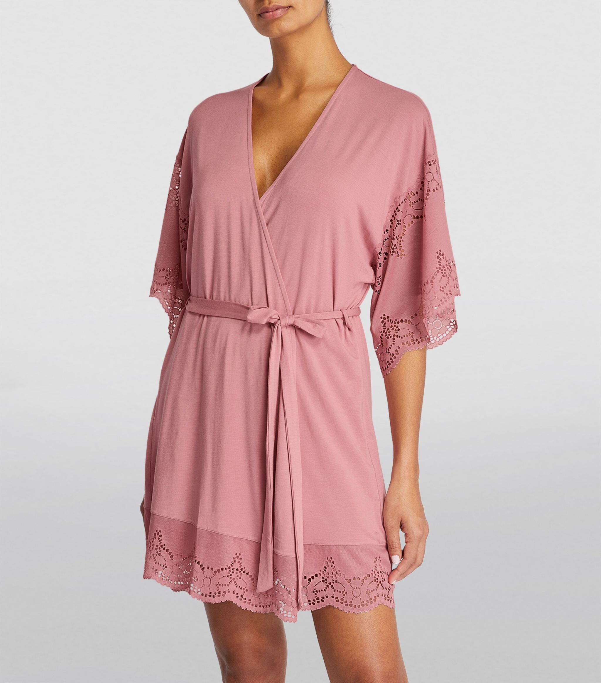 EBERJEY Lace-Trim Beatrix Robe