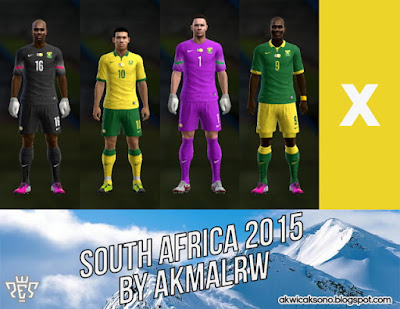 PES 2013 South Africa Kits 2015 by AkmalRW