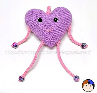 PATRON GRATIS CORAZON AMIGURUMI 57294