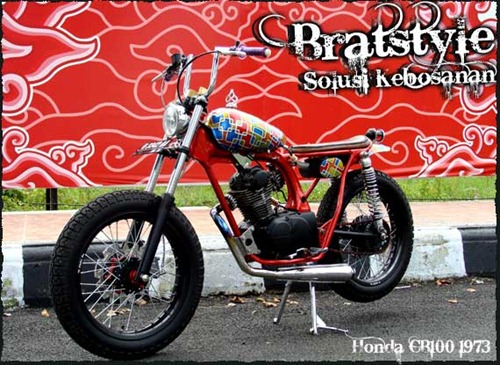 Modification Honda CB100 1973 | BRATSTYLE