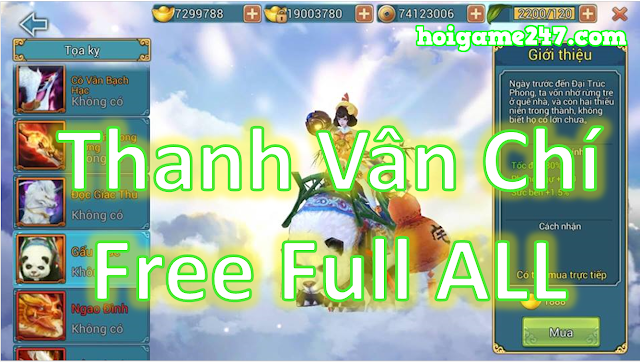 Game Free Full - Thanh Vân Chí 3D Lậu Free ALL