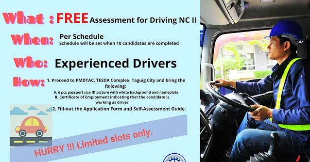 Driving TESDA Assessment