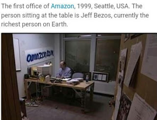 First office of Jeff bezos, world richest man 2018