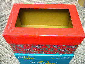 How to make an Operation Christmas Child filler collection box.