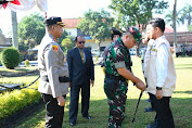 Dandim 0822 Bondowoso Hadiri Launching Program Polisi RW Tingkat Polres Bondowoso