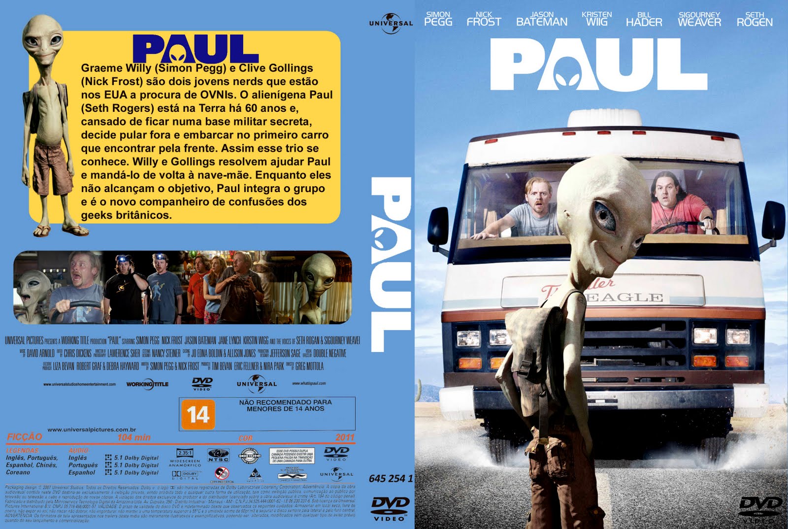 Download Paul O Alien Fugitivo DVDRip RMVB Dublado