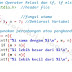 Source Code Penerapan Operator Relasi pada C++