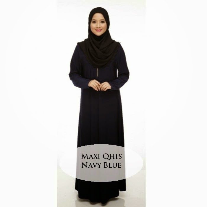 Maxi Dress Blogshop - Maxi Qhis In Navy Blue