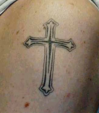 cross tattoos. I tattooed a cross to my wrist