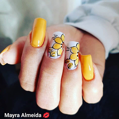 unhas com flores 2