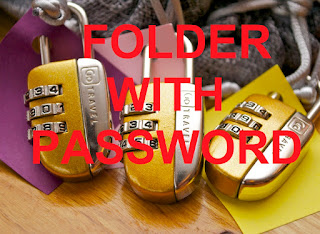 lock folder with winrar