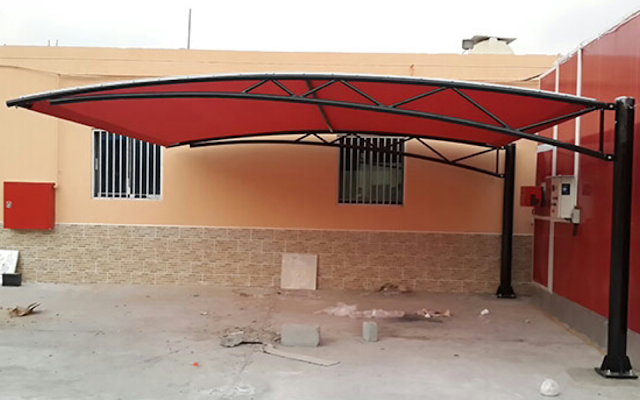 HDPE Car Parking Shades in UAE. +971553866226