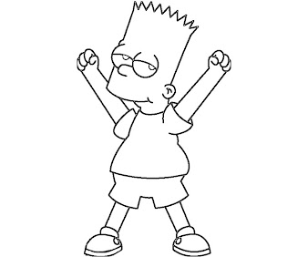 #11 The Simpsons Coloring Page