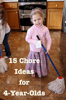 15 Chore Ideas for 4-Year-Olds