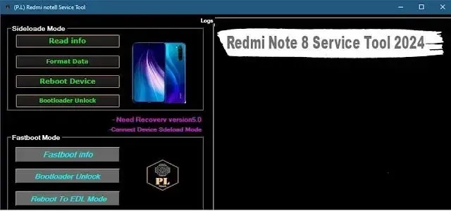 PL Redmi Note 8 Service Tool 2024 Latest Update PL Redmi Note 8 Service Tool 2024 Latest Update