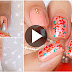 How To Apply Simple And Easy Flower Stroke Nail Art, See Video Tutorial