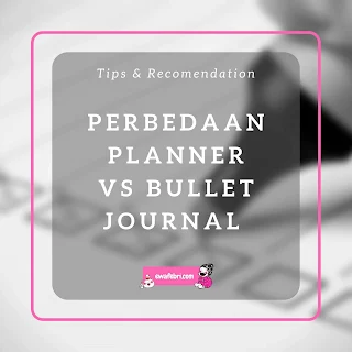 planner vs bullet journal