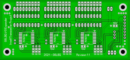 G6LBQ PCF8574 I/O Expander PCB