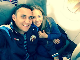 Keylor Navas Wife Andrea Salas 