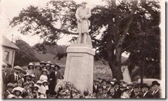 Dedication of a Welsh war memorial