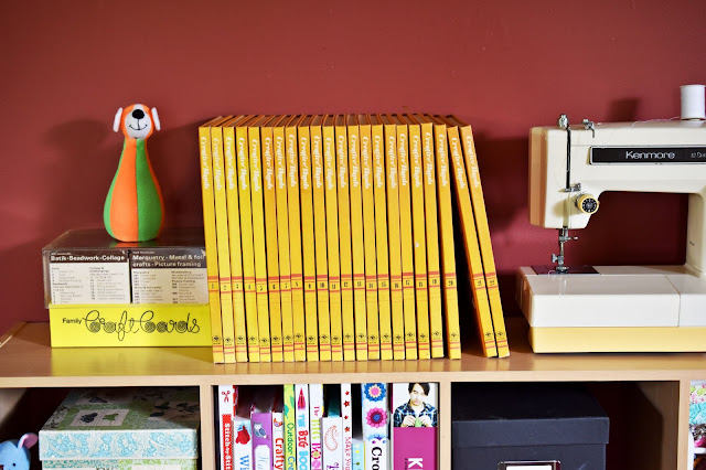 vintage books from Creative Hands knitting, dressmaking