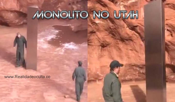 Monolito encontrado no Utah