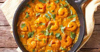 Delicious Shrimp With Cream And Turmeric So Tasty