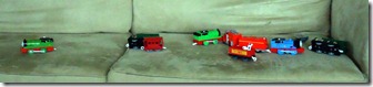 trains on the couch