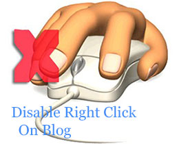 disable right click