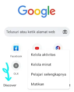 Cara menampilkan konten di Chrome (Google Discover)