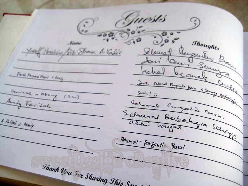 Labels WEDDING GUEST BOOK