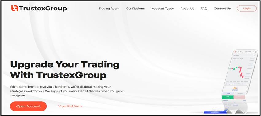 [Мошенники] trustexgroup.com – Отзывы, развод, лохотрон! Брокер TrustexGroup мошенник