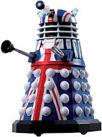 Dalek with Union Jack livery