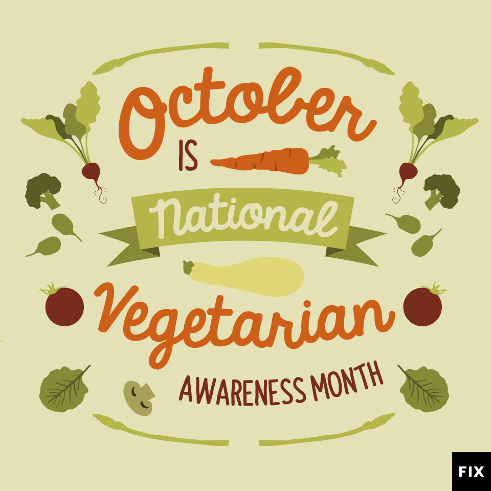 Healthy October is National Vegetarian Month