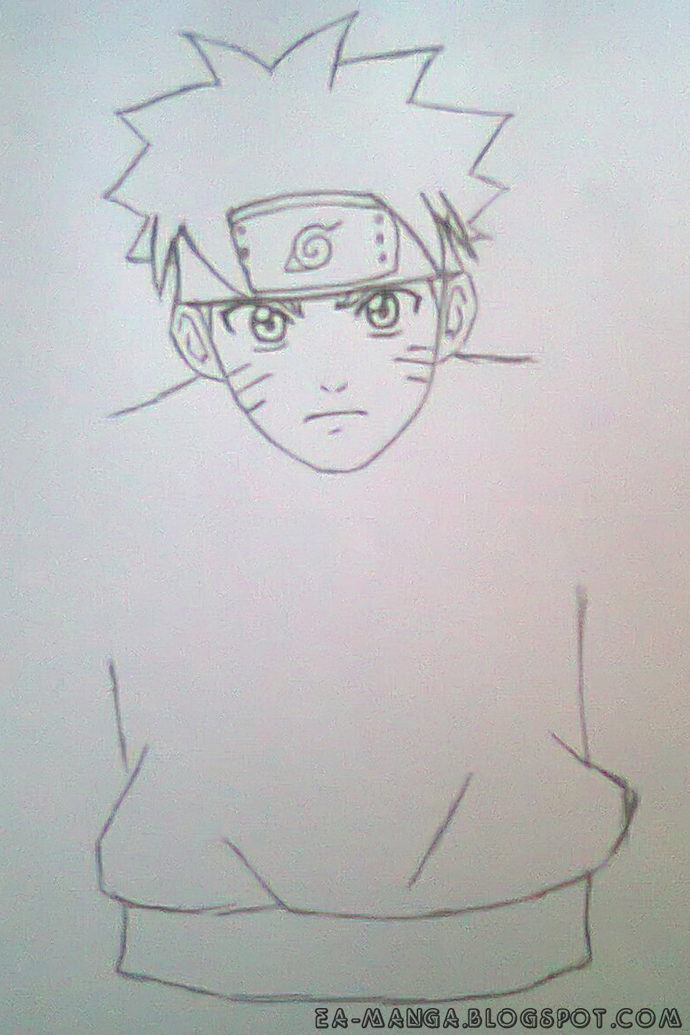 Cara Menggambar Naruto Uzumaki Manga Council