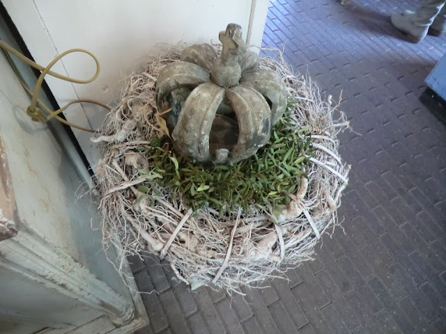 cement crown on wreath