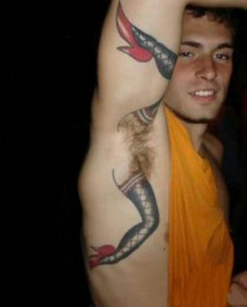 What to say about this tattoo Is it the most disturbing tattoo 