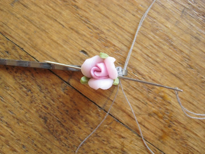 make rose hair pins