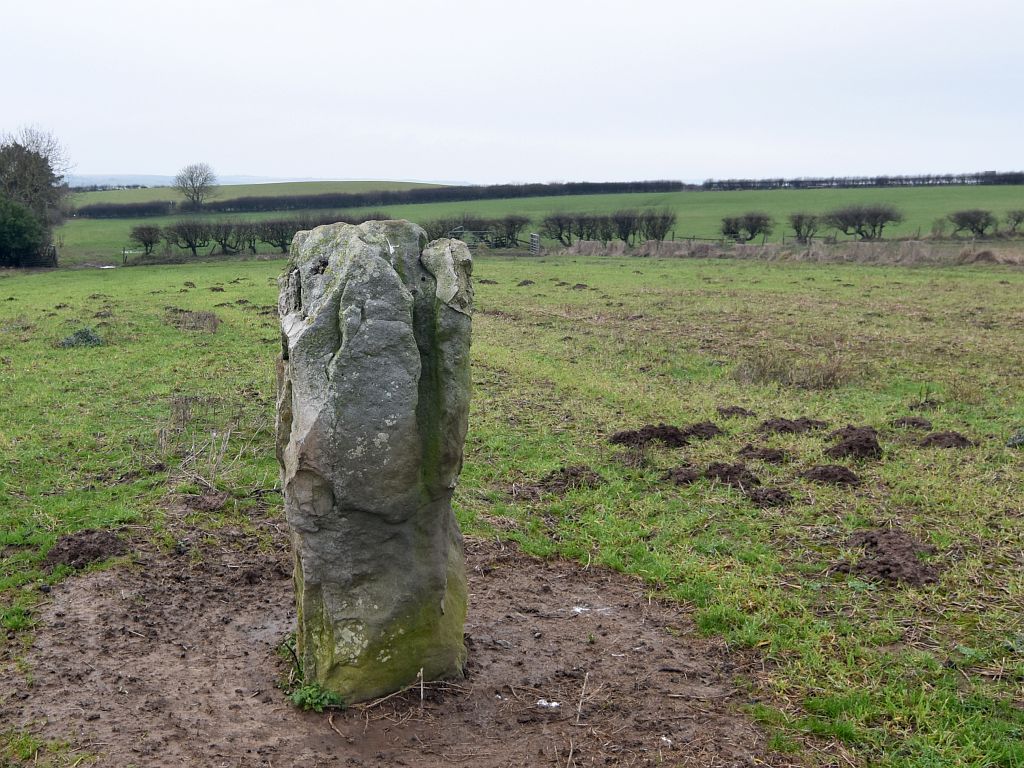 Looking west towards the site of the Long cairn on the ridge