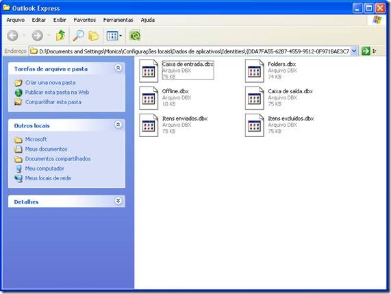 solucionado Outlook Express - erro Ox800C0133 Caixa de entrada Cheia