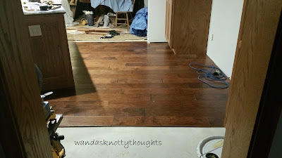 New kitchen floor wandasknottythoughts