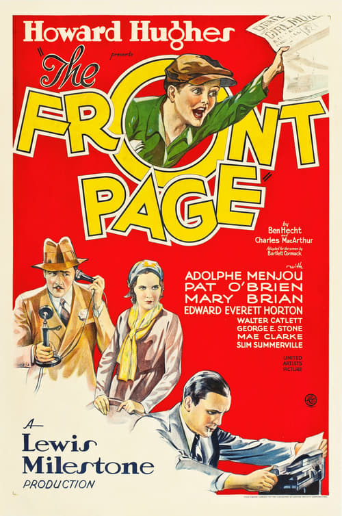 [HD] The Front Page 1931 Streaming Vostfr DVDrip